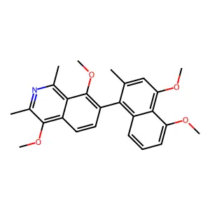 Dioncophyllacine A structure