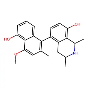 Dioncophylline C structure