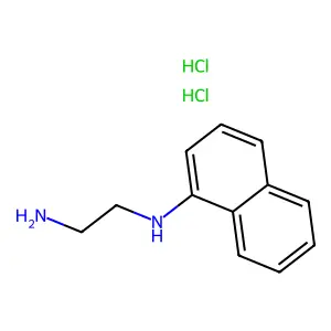 N-(1-萘基)乙二胺二鹽酸鹽 structure