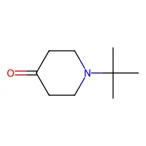 1-tert-Butyl-4-piperidone structure