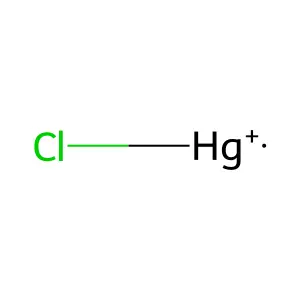 Mercury(1+), chloro- structure