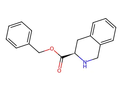 benzyl (3R)-1,2,3,4-tetrahydroisoquinoline-3-carboxylate structure