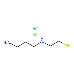 2-(3-Aminopropylamino)ethanethiol dihydrochloride structure