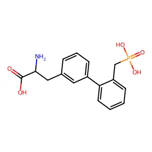 2-氨基-3-[3-[2-(膦酰甲基)苯基]苯基]丙酸 structure