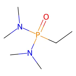 P-乙基-N,N,N',N'-四甲基磷酰胺 structure