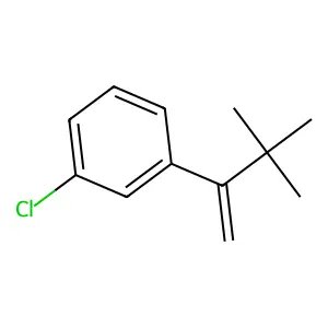 Benzene, 1-chloro-3-(2,2-dimethyl-1-methylenepropyl)- structure