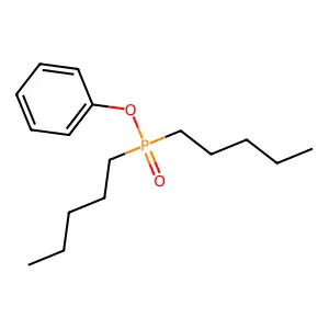 Phenyl di-n-pentylphosphinate structure