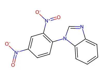 1-(2,4-Dinitrophenyl)benzimidazole structure