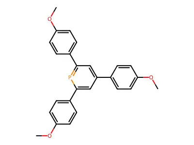 2,4,6-Tris(4-methoxyphenyl)phosphinine structure