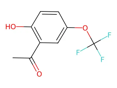 2'-Hydroxy-5'-(trifluoromethoxy)acetophenone structure