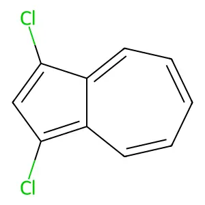 Azulene, 1,3-dichloro- structure