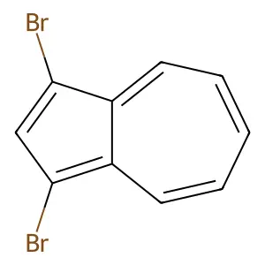 1,3-Dibromoazulene structure