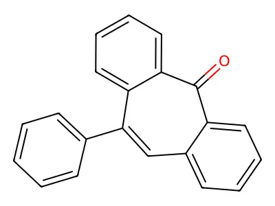 10-Phenyl-5H-dibenzo(a,d)cyclohepten-5-one structure