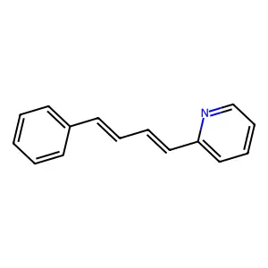 2-(4-Phenylbuta-1,3-dienyl)pyridine structure