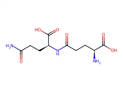 Gamma-Glutamylglutamine structure