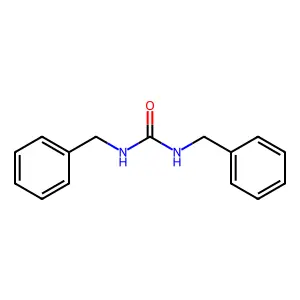 Urea, N,N'-bis(phenylmethyl)- structure