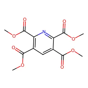 Tetramethyl pyridine-2,3,5,6-tetracarboxylate structure