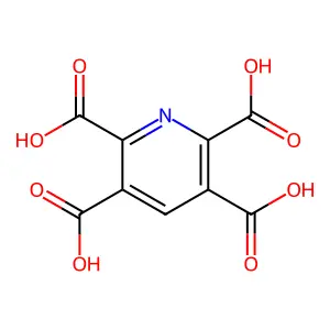 Pyridine-2,3,5,6-tetracarboxylic acid structure