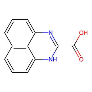 1H-perimidine-2-carboxylic acid structure