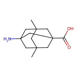 3-Amino-5,7-dimethyladamantane-1-carboxylic acid structure