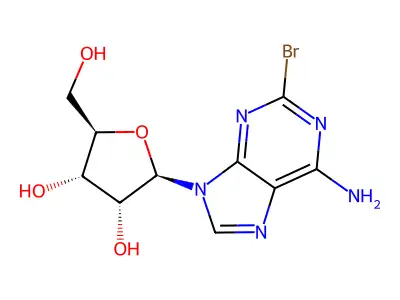 2-Bromoadenosine structure