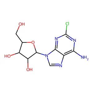 2-Chloroadenosine structure