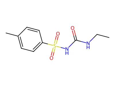 N-(Ethylcarbamoyl)-4-methylbenzene-1-sulfonamide structure