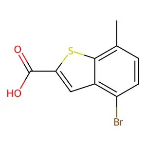 4-Bromo-7-methylbenzo[b]thiophene-2-carboxylic acid structure