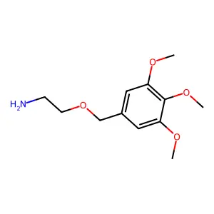 2-((3,4,5-三甲氧基苄基)氧)乙胺 structure