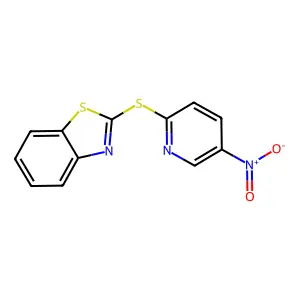 2-[(5-Nitropyridin-2-yl)sulfanyl]-1,3-benzothiazole structure
