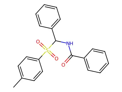 N-(Phenyl(tosyl)methyl)benzamide structure
