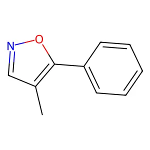 4-Methyl-5-phenylisoxazole structure