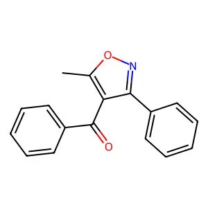 (5-Methyl-3-phenylisoxazol-4-yl)(phenyl)methanone structure