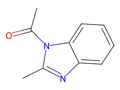 1-(2-Methyl-1H-benzo[d]imidazol-1-yl)ethanone structure