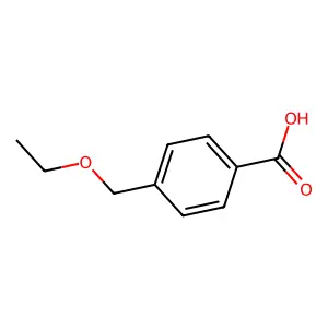 4-乙氧基甲基苯甲酸 structure