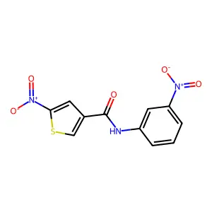5-硝基-N-(3-硝基苯基)-3-噻吩甲酰胺 structure
