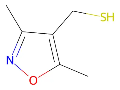 (3,5-Dimethylisoxazol-4-yl)methanethiol structure