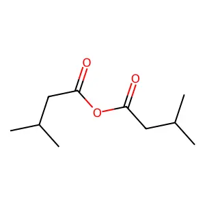 异戊酸酐 structure