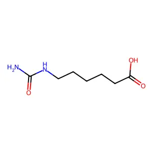 6-Ureidohexanoic acid structure