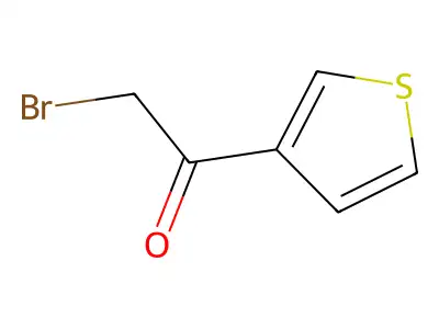 2-Bromo-1-(thiophen-3-yl)ethan-1-one structure