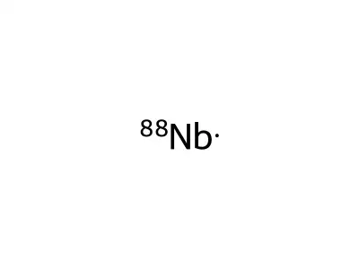 88mNb isotope structure