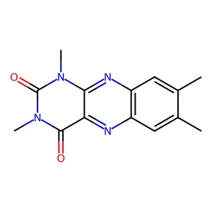 Benzo[g]pteridine-2,4(1H,3H)-dione, 1,3,7,8-tetramethyl- structure
