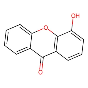 4-Hydroxyxanthone structure
