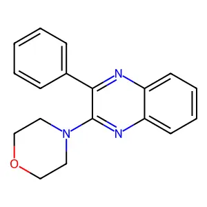 4-(3-Phenylquinoxalin-2-yl)morpholine structure