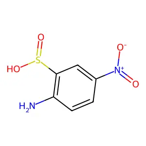 2-氨基-5-硝基苯亚磺酸 structure