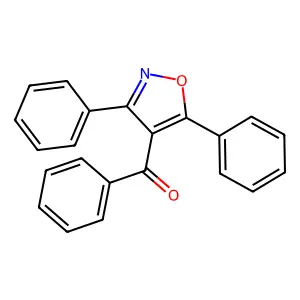 (3,5-Diphenyl-1,2-oxazol-4-yl)(phenyl)methanone structure