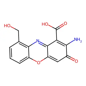 朱红菌碱 structure