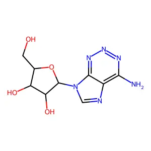 2-Azaadenosine structure