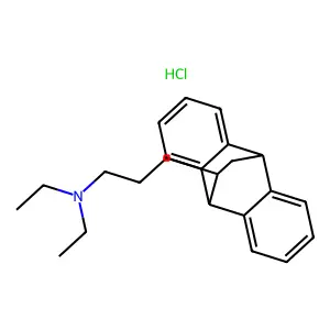 9,10-Dihydro-11-(3-(diethylamino)propyl)-9,10-ethanoanthracene hydrochloride structure