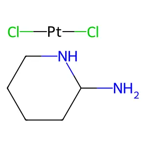 Dichloro-(S)-3-aminohexahydropyridine platinum(II) structure